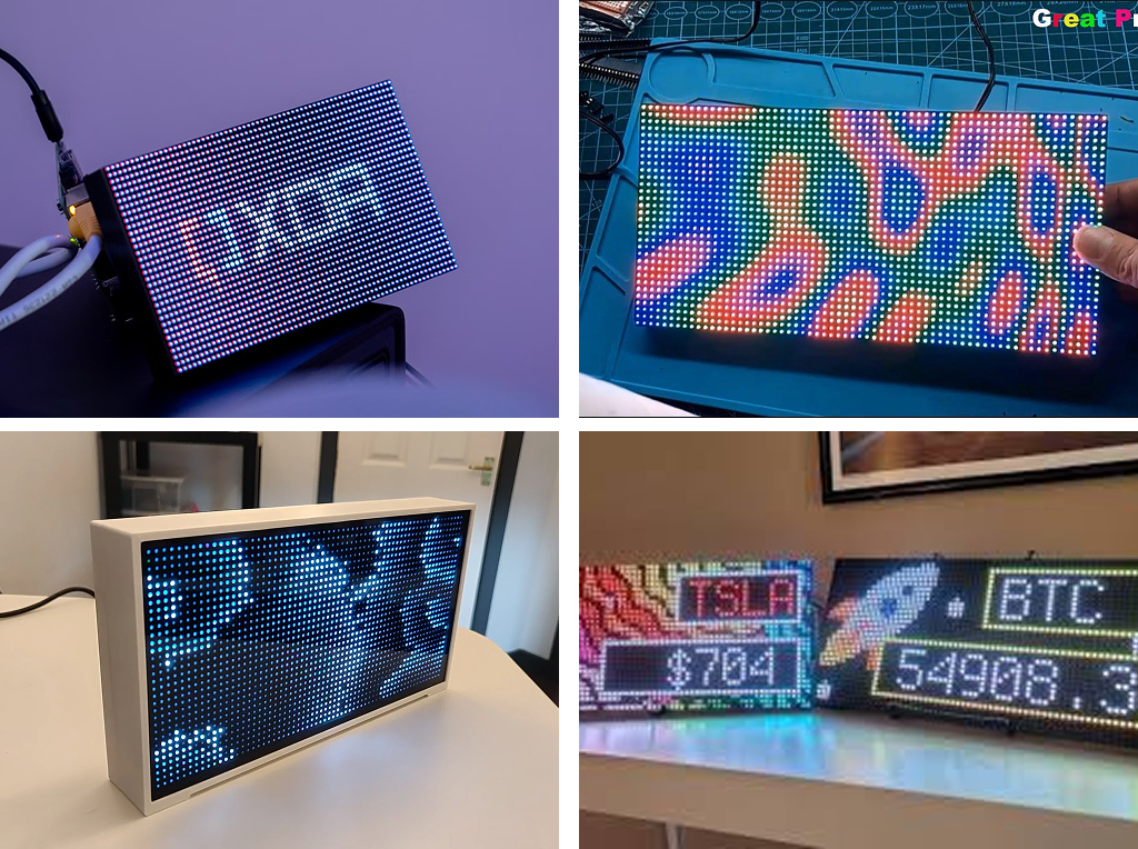 LED matrix projects everywhere